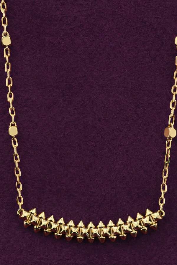 Колье из лимонного золота