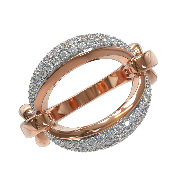 Кольцо из золота c бриллиантами