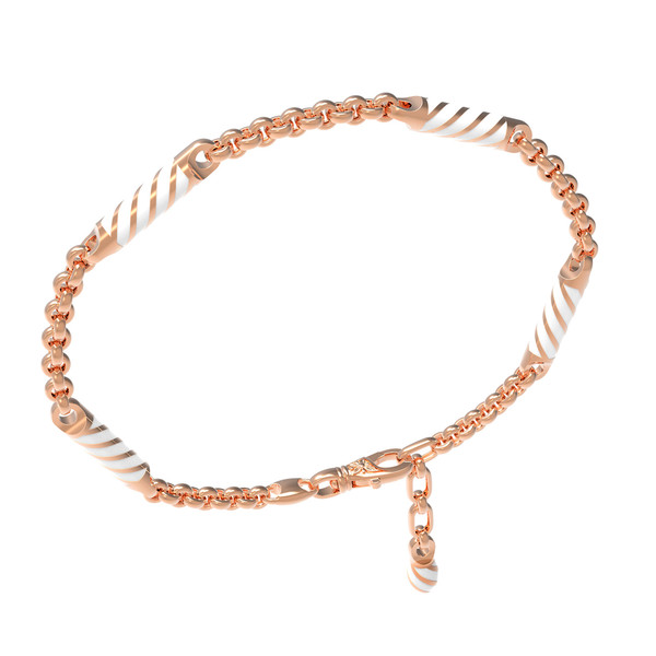 Браслет из золота c эмаль