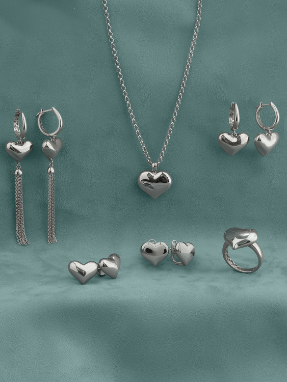 Кольцо из белого золота