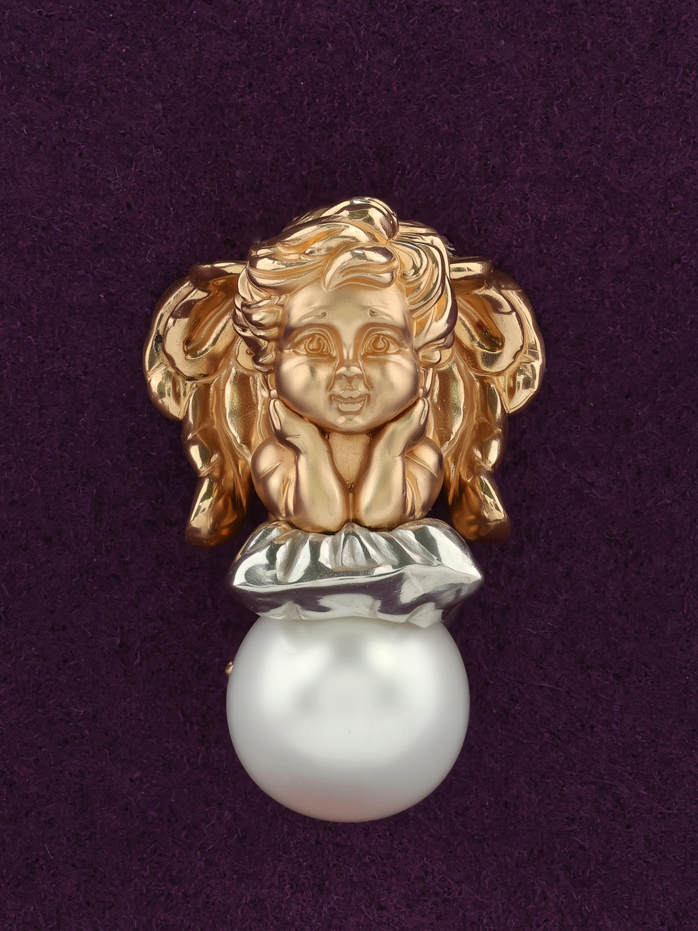 Подвеска из золота c жемчугом