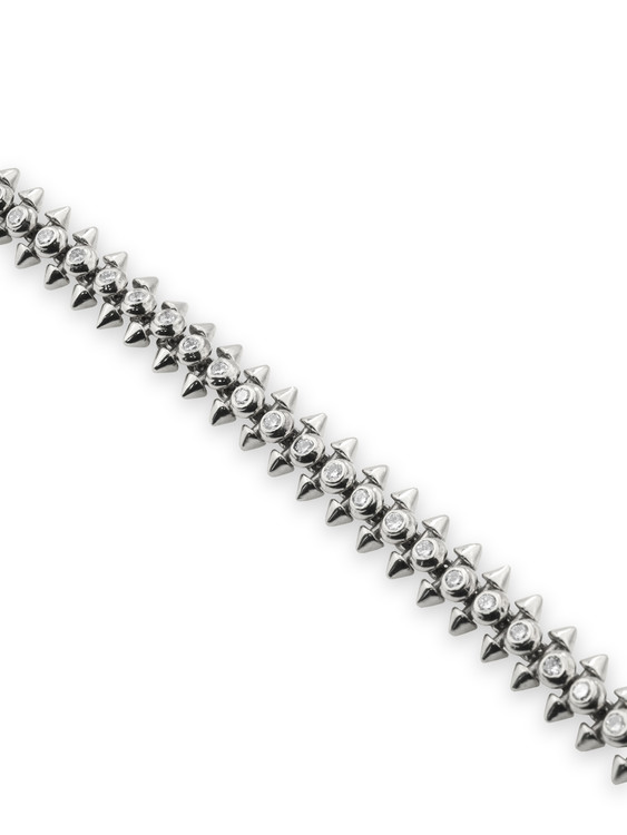 Браслет из белого золота c бриллиантами