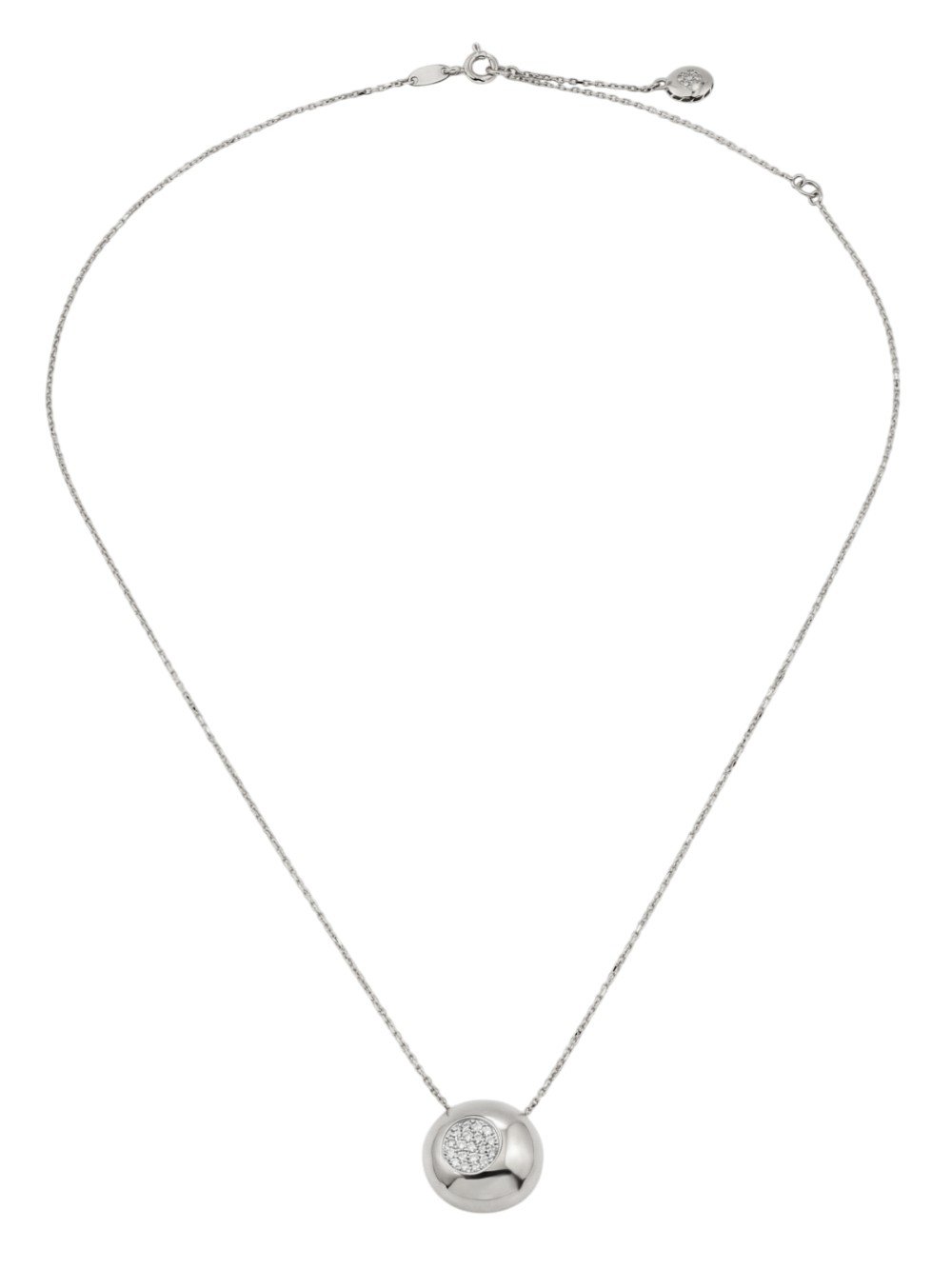 Колье из белого золота c бриллиантами