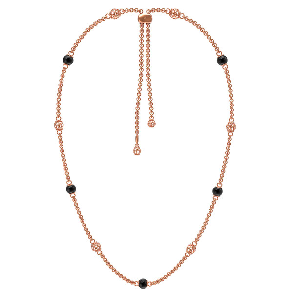 Колье из золота c ониксом