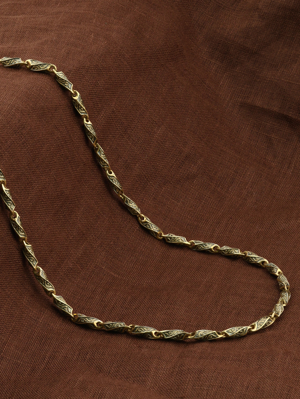 Цепь из лимонного золота