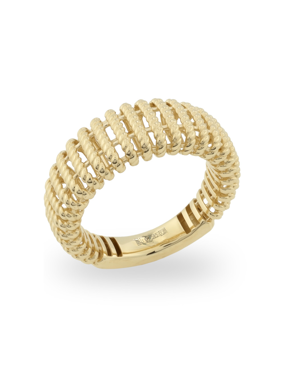 Кольцо из лимонного золота