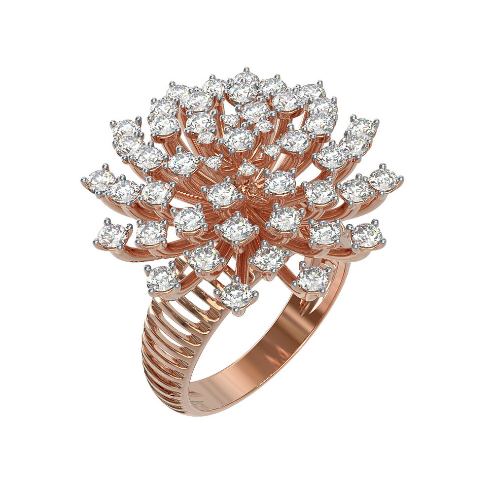 Кольцо из золота c бриллиантами