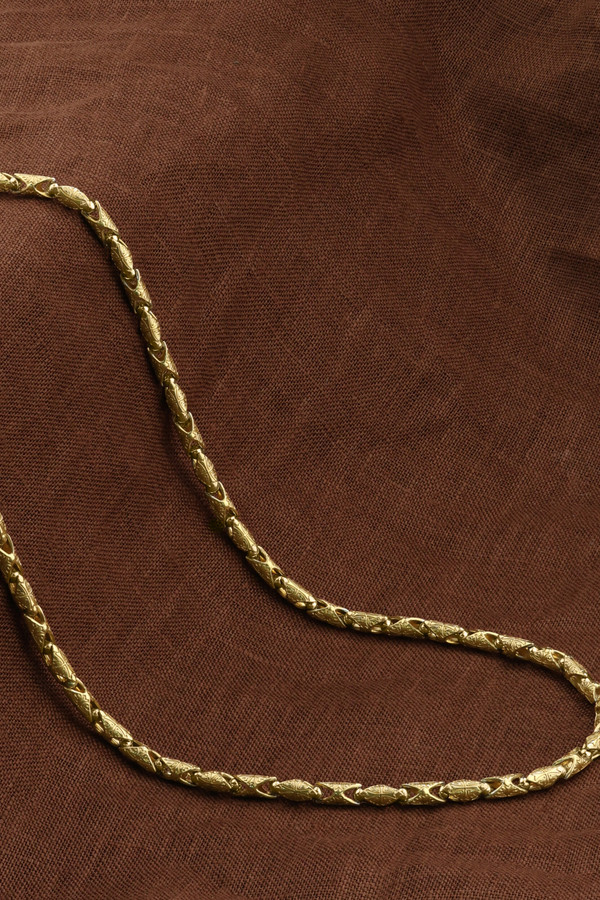 Цепь из лимонного золота