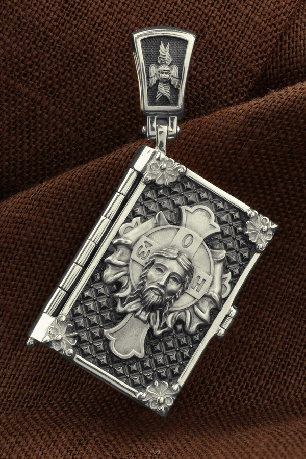 Образок из белого золота