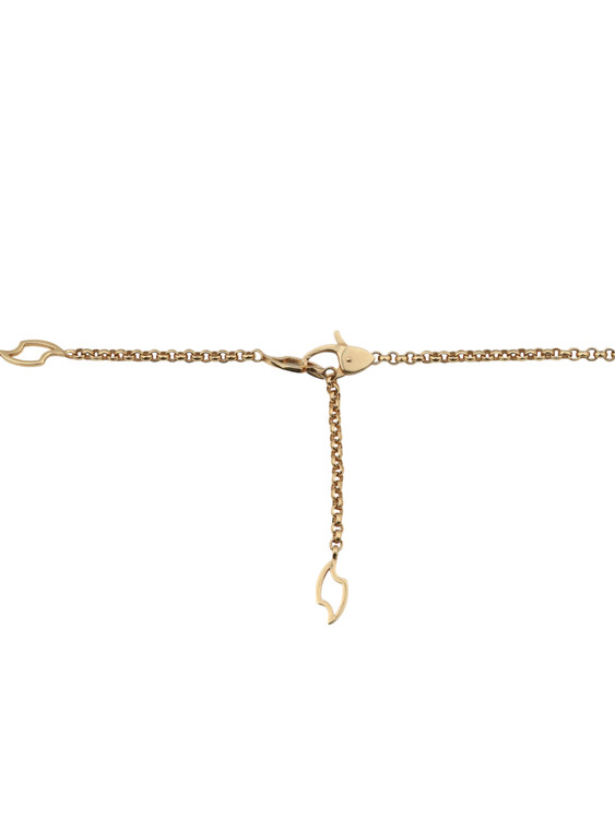 Колье из золота c эмаль , бриллиантами, рубином и ониксом