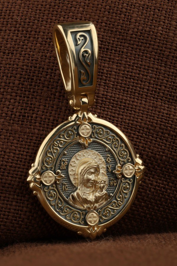 Образок из лимонного золота