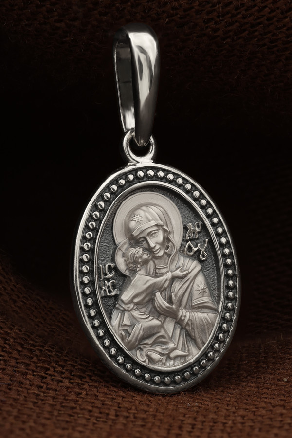 Образок из белого золота