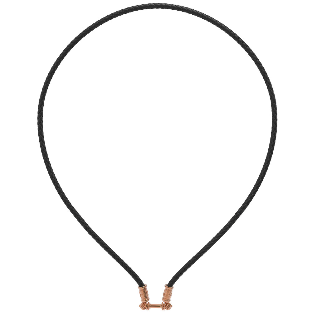 Шнурок кожаный из золота c кожаным шнурком