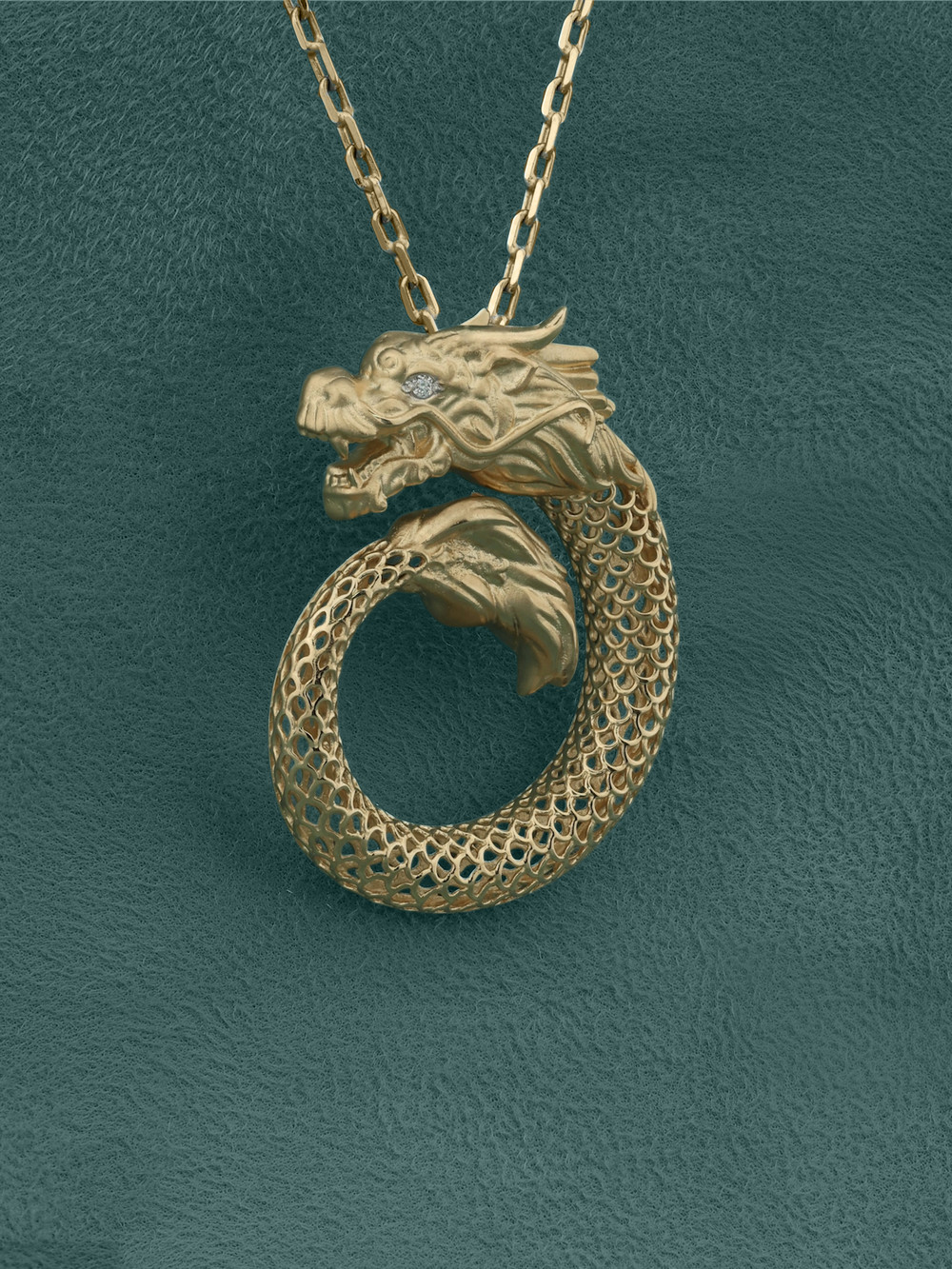 Подвеска из золота c бриллиантами