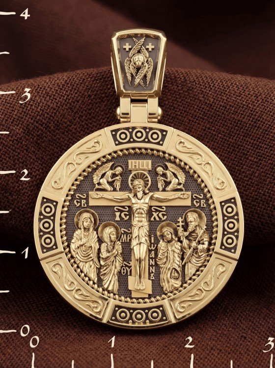 Образок из лимонного золота