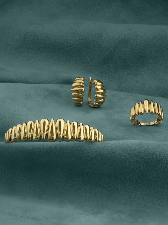 Браслет из лимонного золота