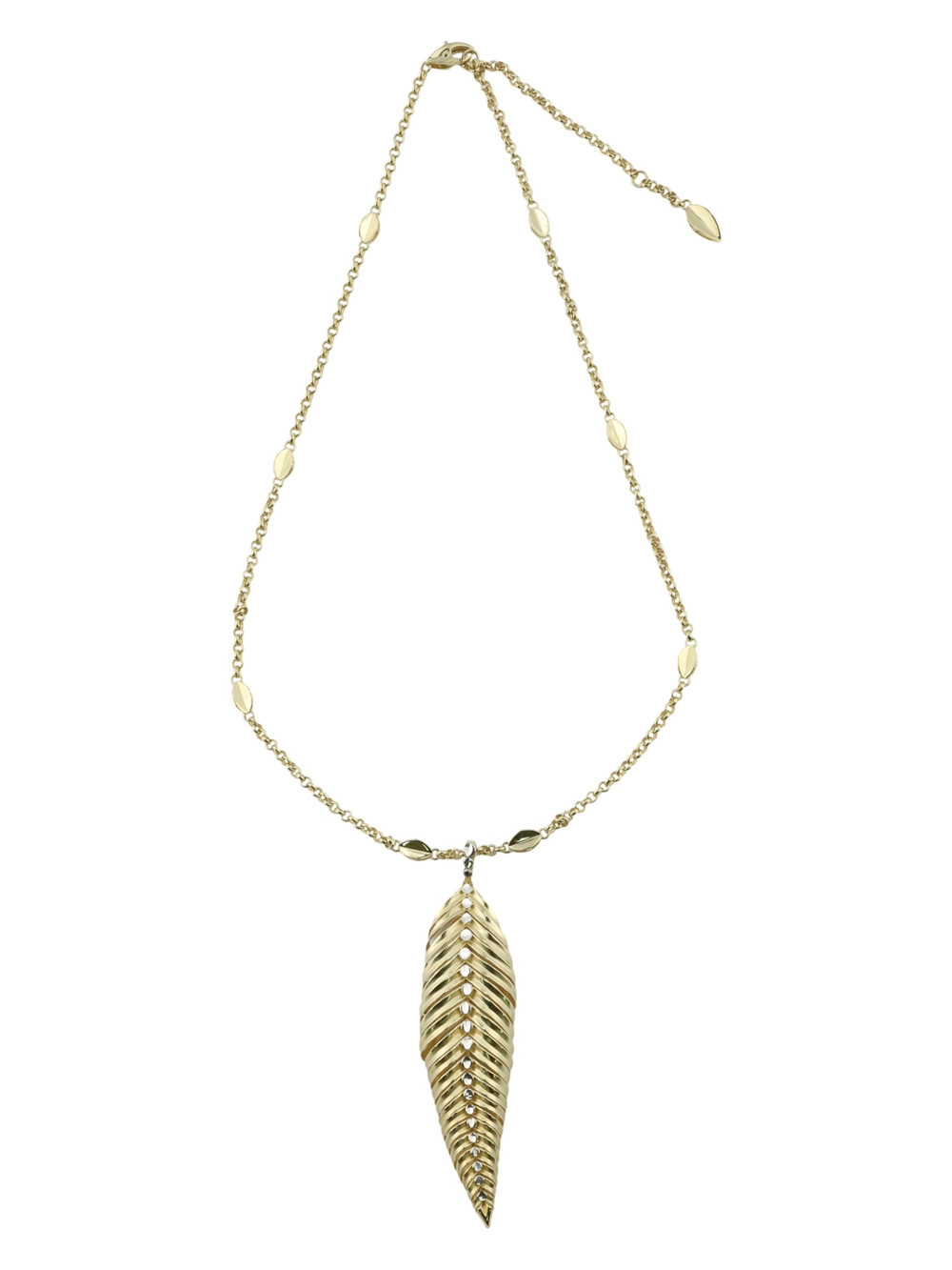 Колье из лимонного золота