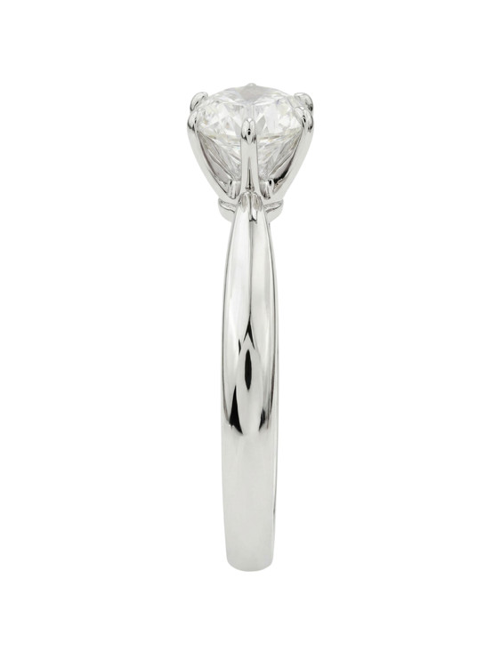 Кольцо из белого золота c бриллиантами