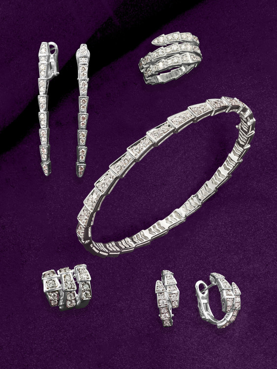 Браслет из белого золота c бриллиантами