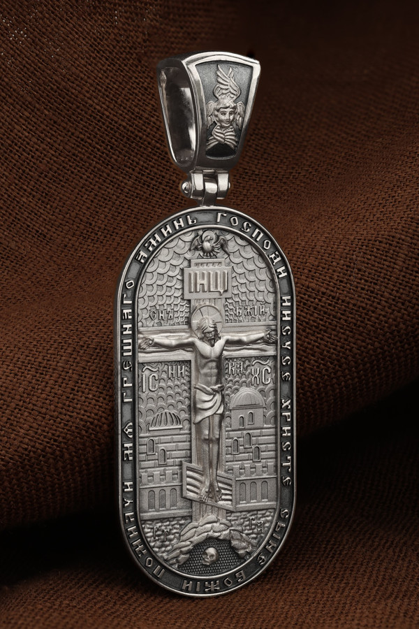 Образок из белого золота