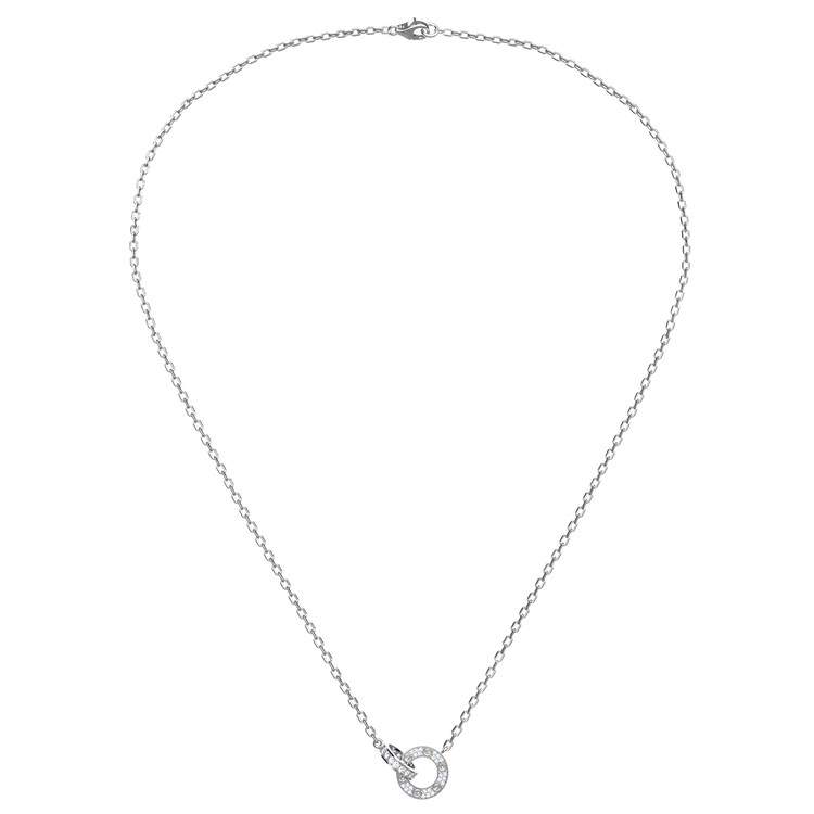 Колье из белого золота c бриллиантами