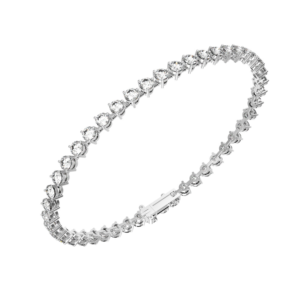 Браслет из белого золота c бриллиантами