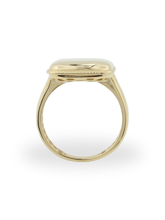 Кольцо из лимонного золота