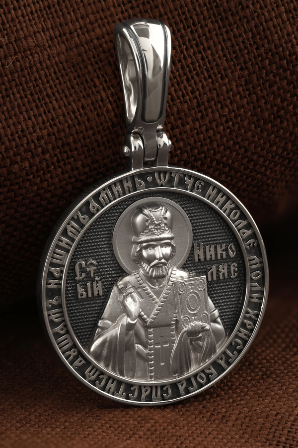 Образок из белого золота