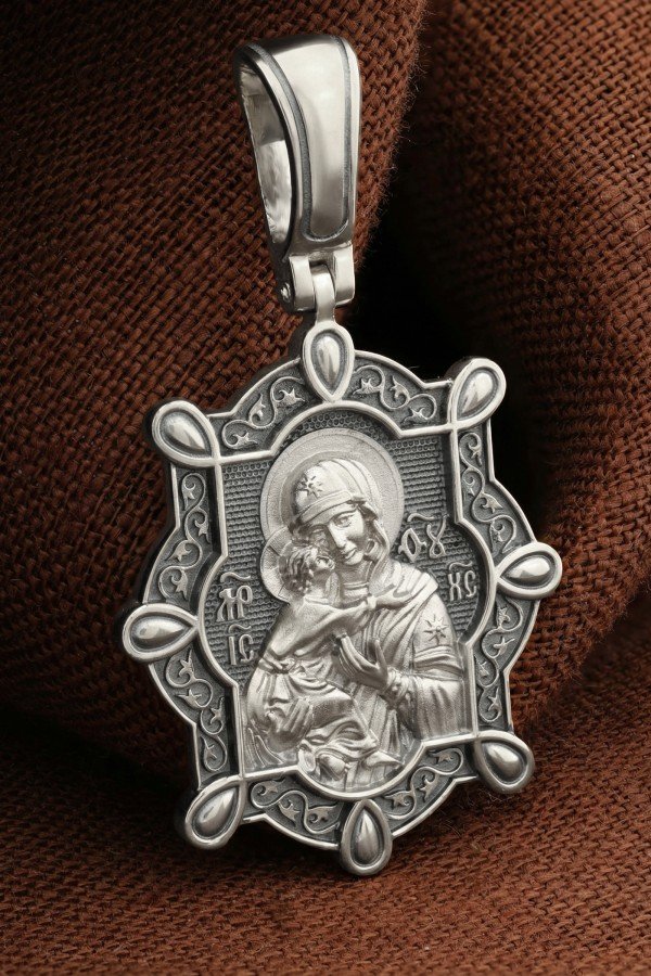 Образок из белого золота