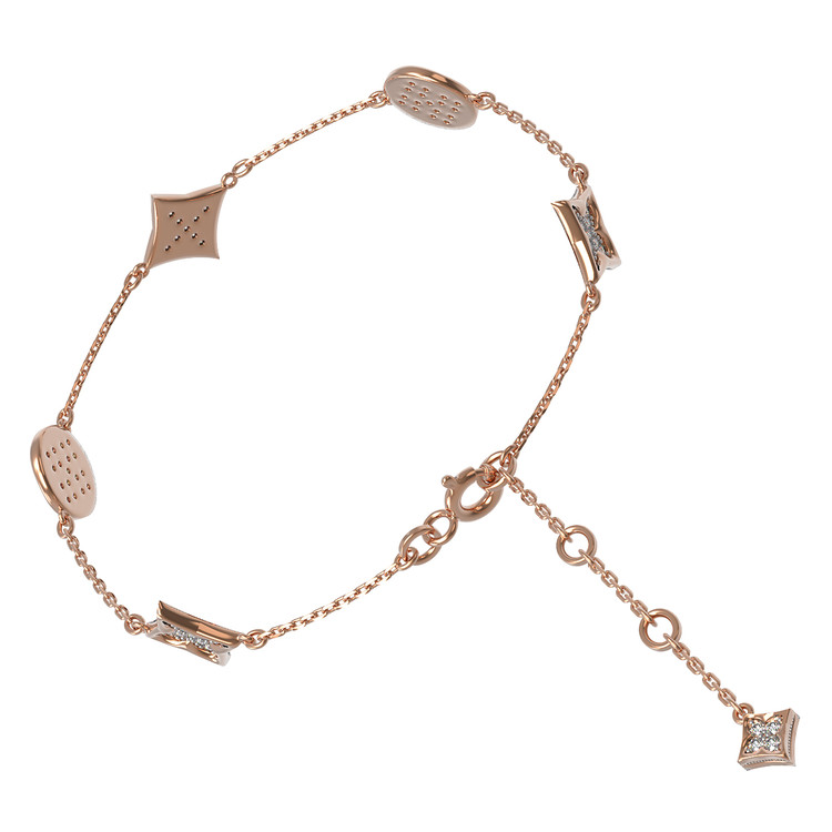 Браслет из золота c бриллиантами