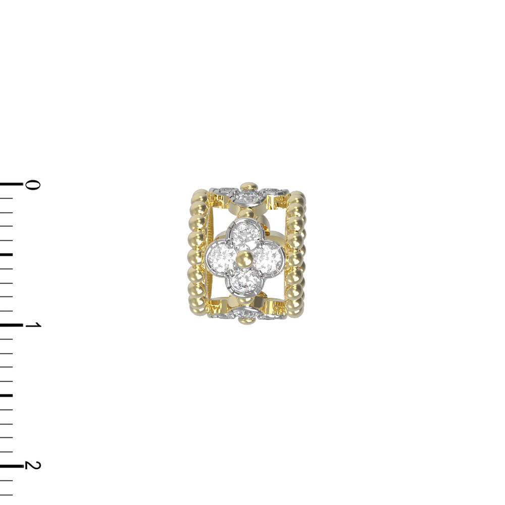 Подвеска из лимонного золота c бриллиантами