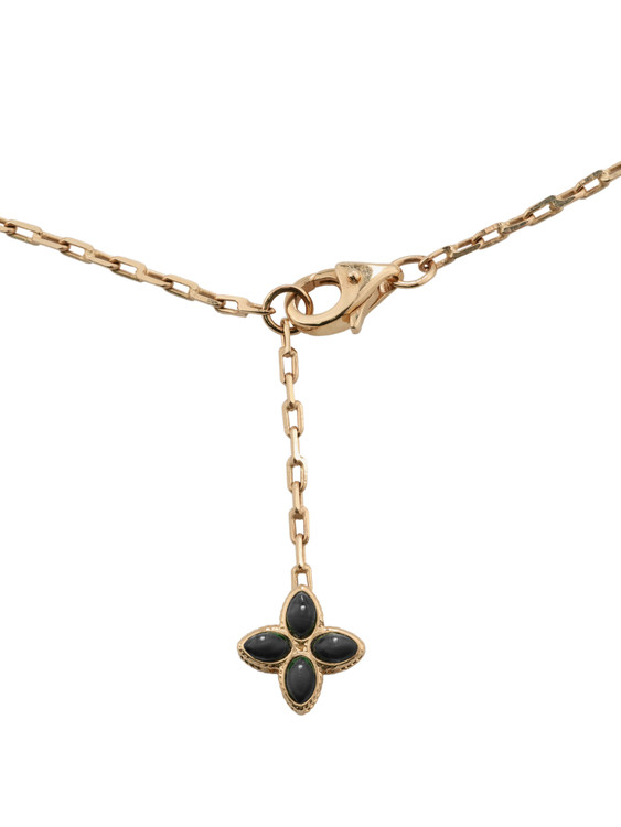 Колье из золота c бриллиантами и ониксом