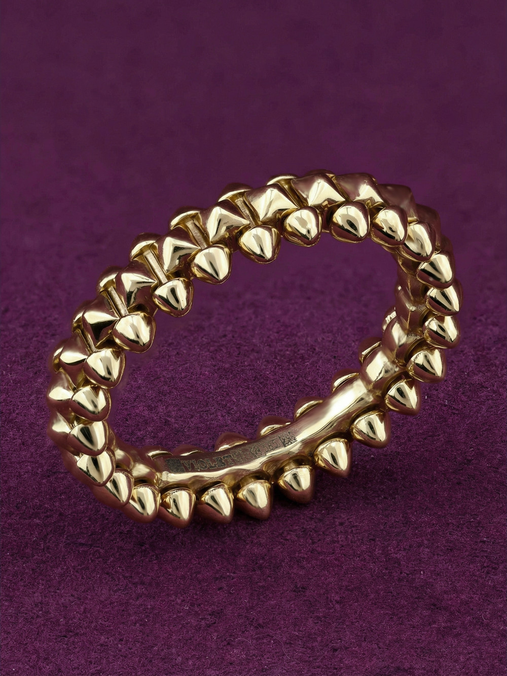 Кольцо из лимонного золота