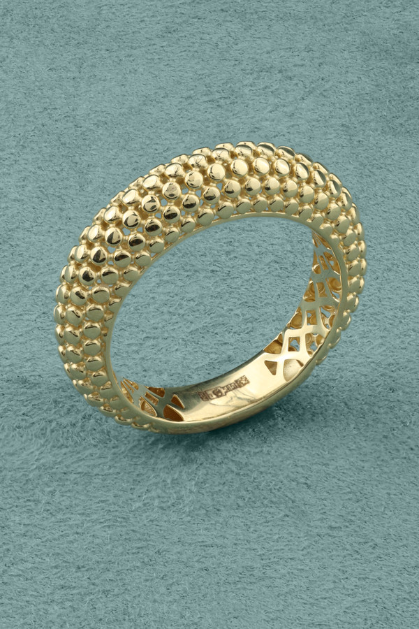 Кольцо из лимонного золота