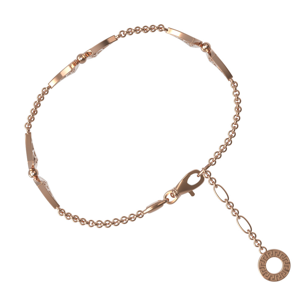 Браслет из золота c бриллиантами и лазуритом