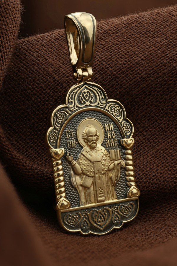 Образок из лимонного золота