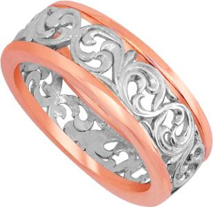 Кольцо из белого золота