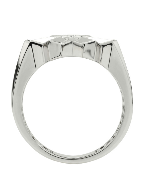 Кольцо из белого золота c бриллиантами