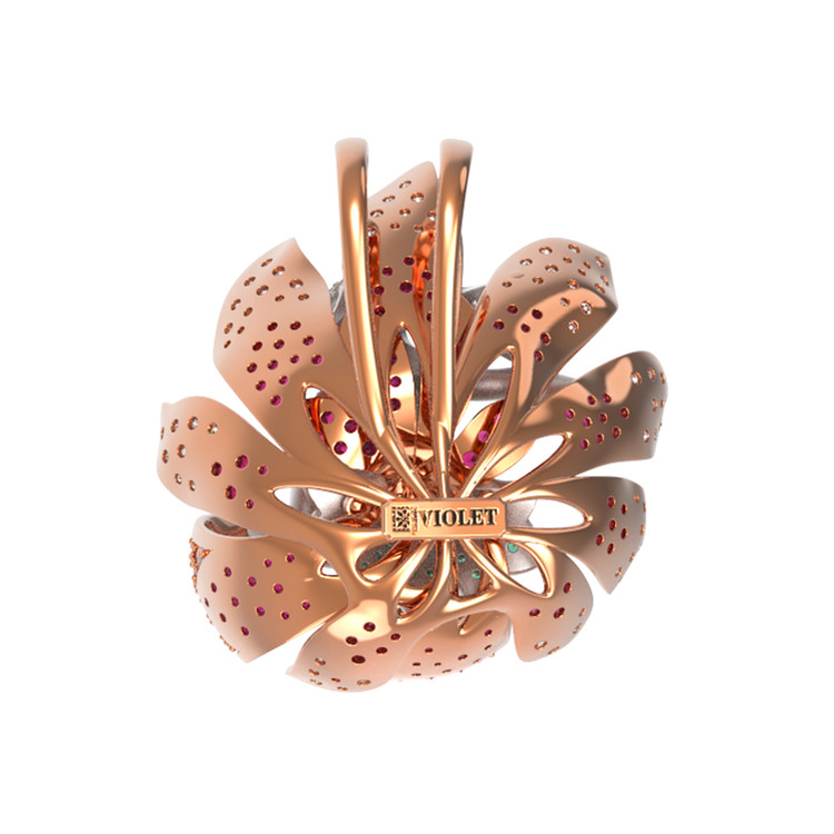 Подвеска из золота c фианитом