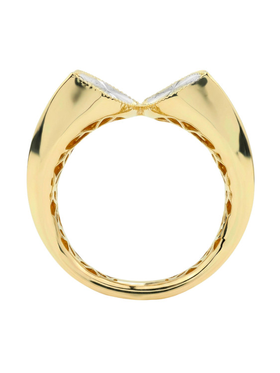 Кольцо из лимонного золота