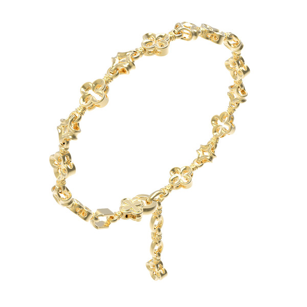 Браслет из лимонного золота