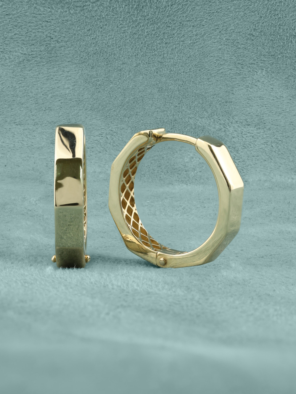 Серьги из лимонного золота