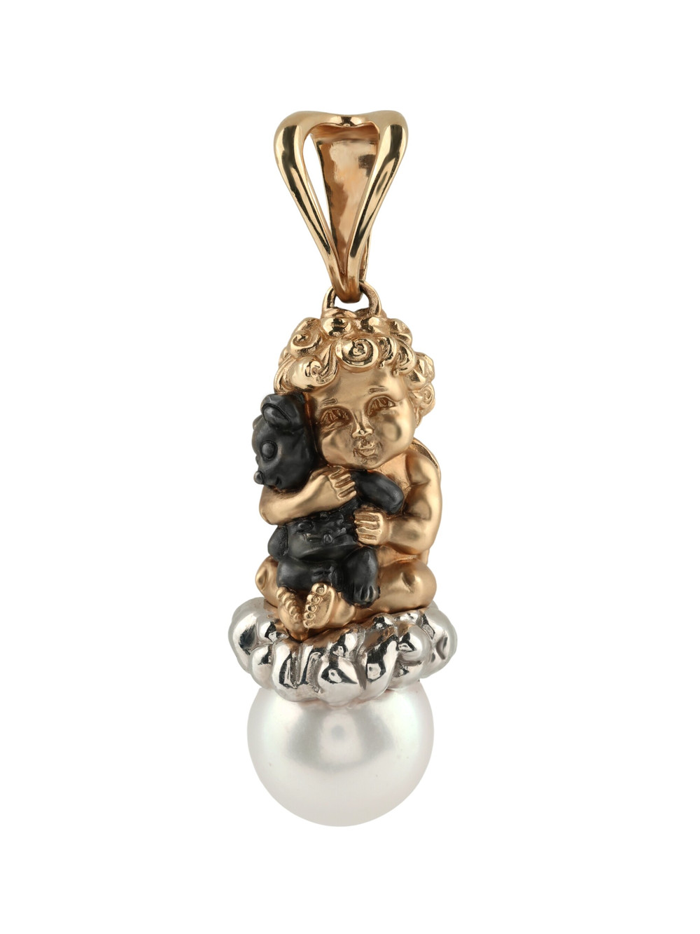 Подвеска из золота c жемчугом