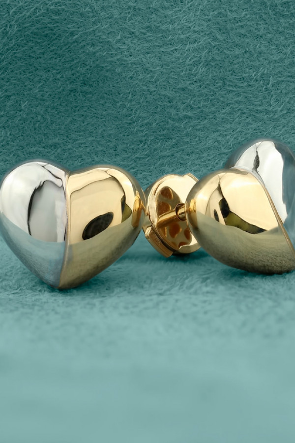 Серьги из лимонного золота