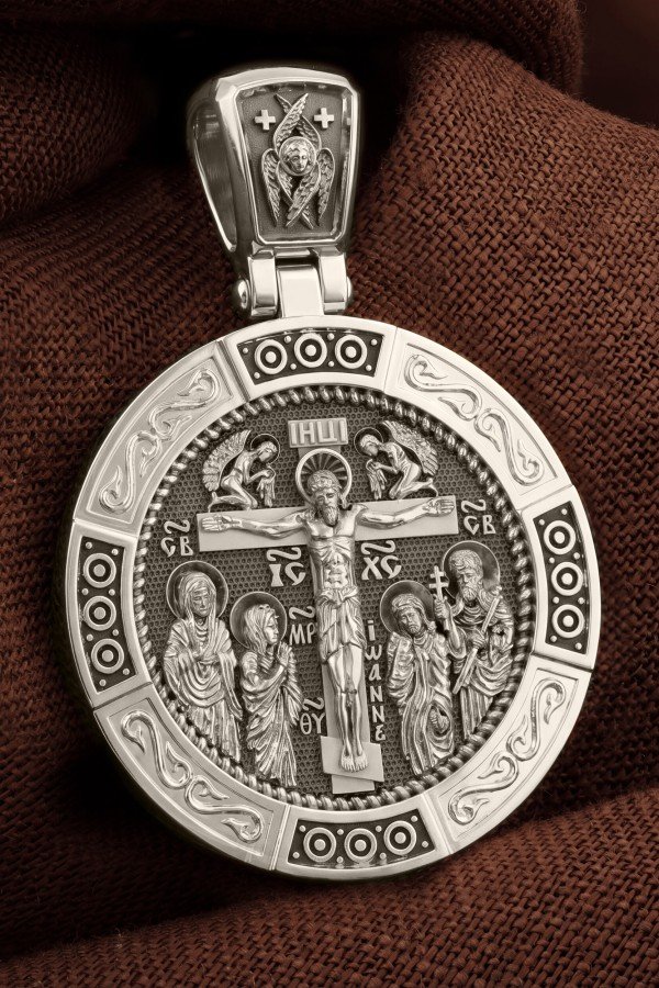 Образок из белого золота