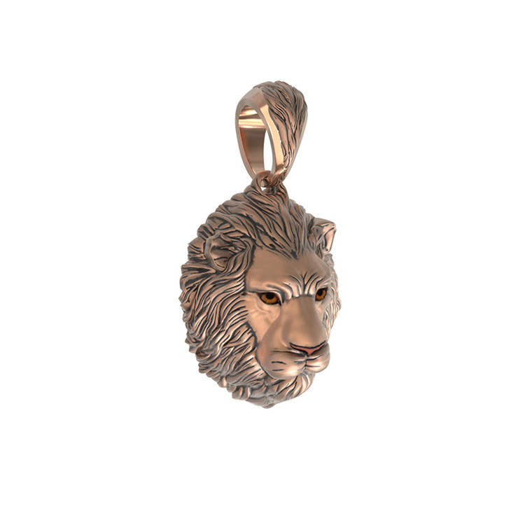 Подвеска из золота c эмаль