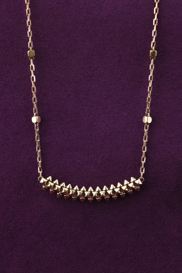 Колье из розового золота