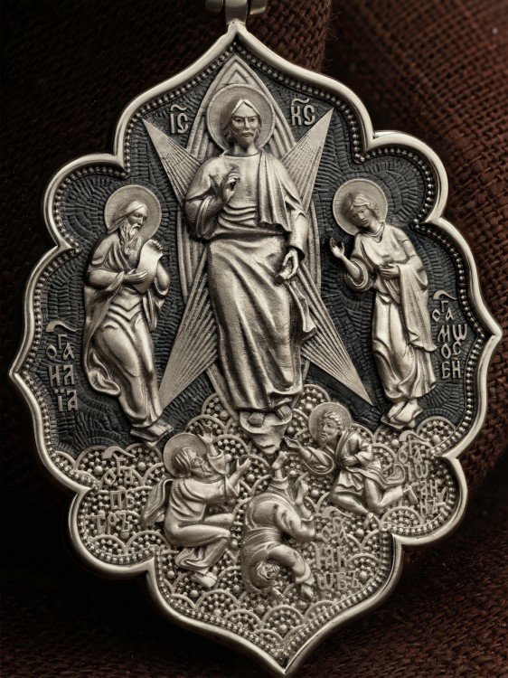 Образок из белого золота