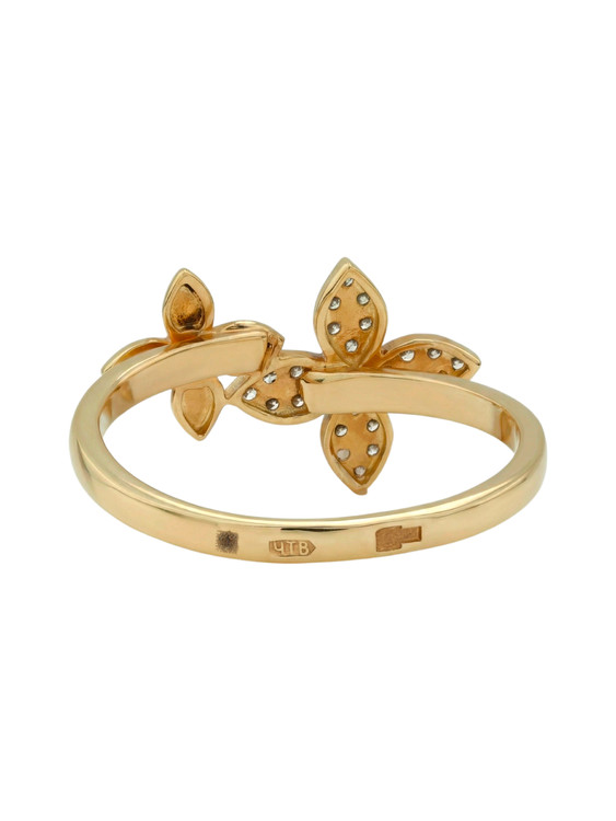 Кольцо из золота c бриллиантами