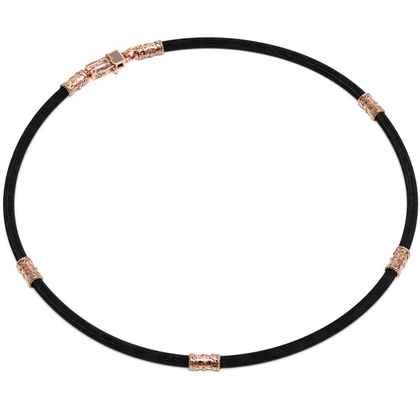 Шнурок шёлковый из золота c шёлковым шнурком